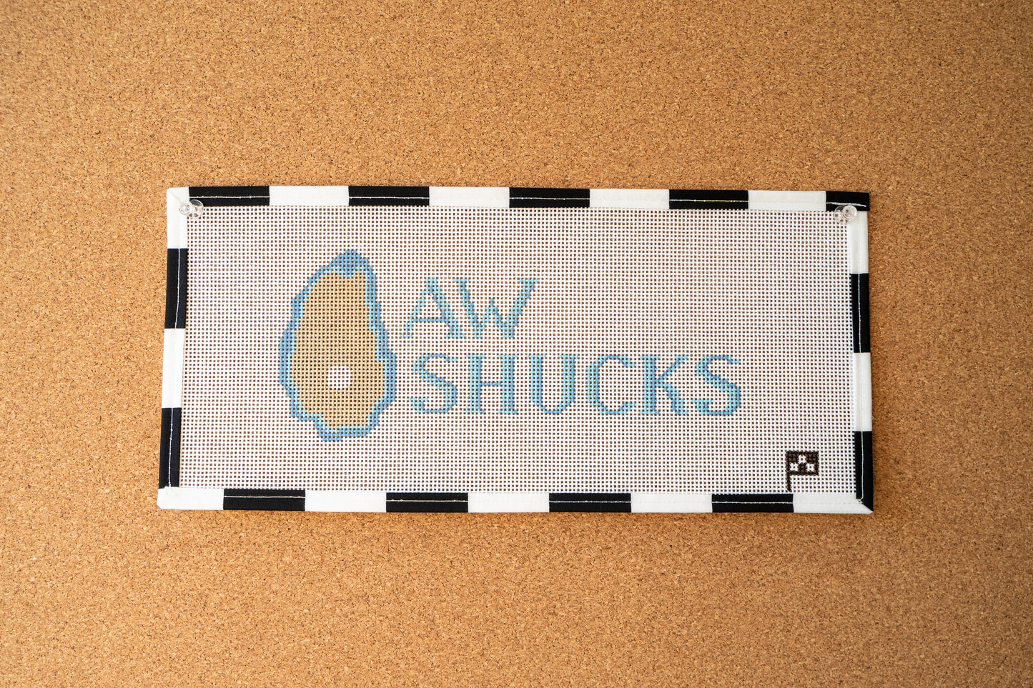 Aw Shucks Oyster Handpainted Needlepoint Canvas