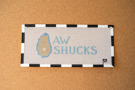 Aw Shucks Oyster Handpainted Needlepoint Canvas
