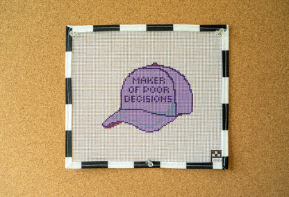 For The Girls Ball Caps Handpainted Needlepoint Canvases