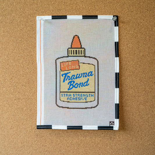 Trauma Bond Handpainted Needlepoint Canvas